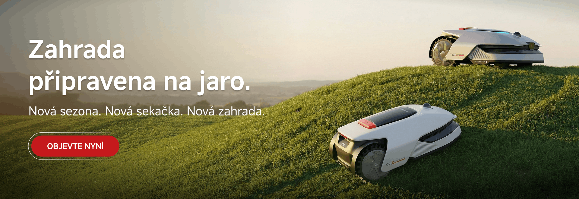 Nová sezona. Nová sekačka.